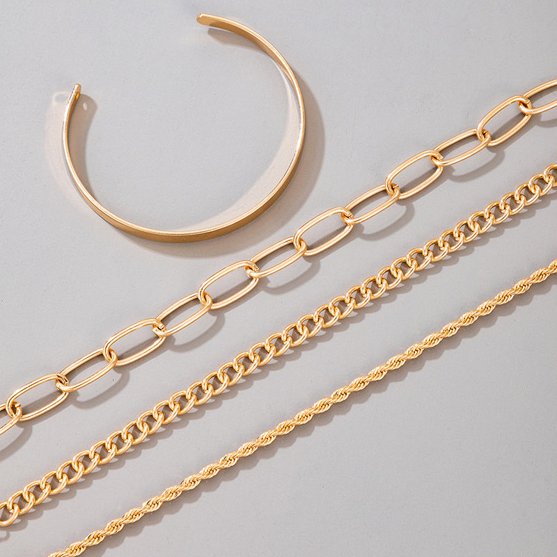 Aurora Gold™ Chain Bracelet Set